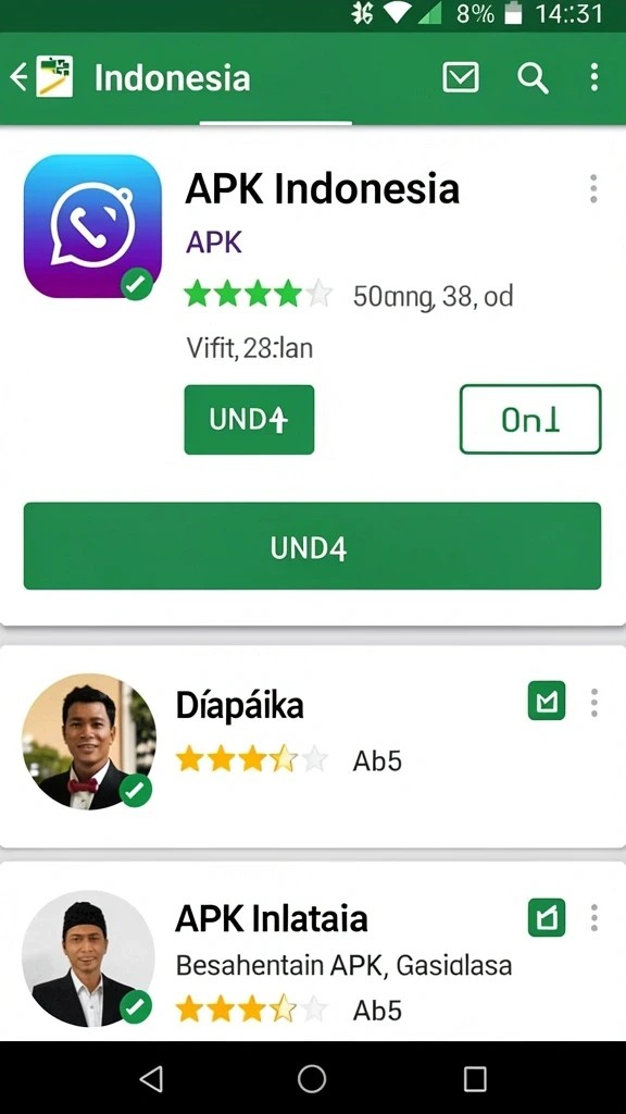 Tampilan karakter utama yang memukau dan detail.