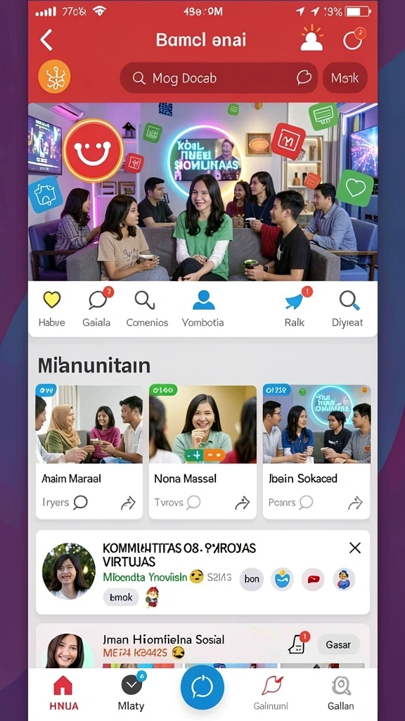 Tangkapan layar yang menunjukkan level penuh tantangan.