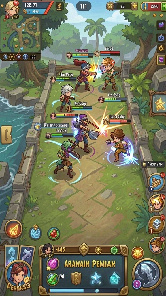 Tangkapan layar menunjukkan fitur mode multiplayer yang seru.