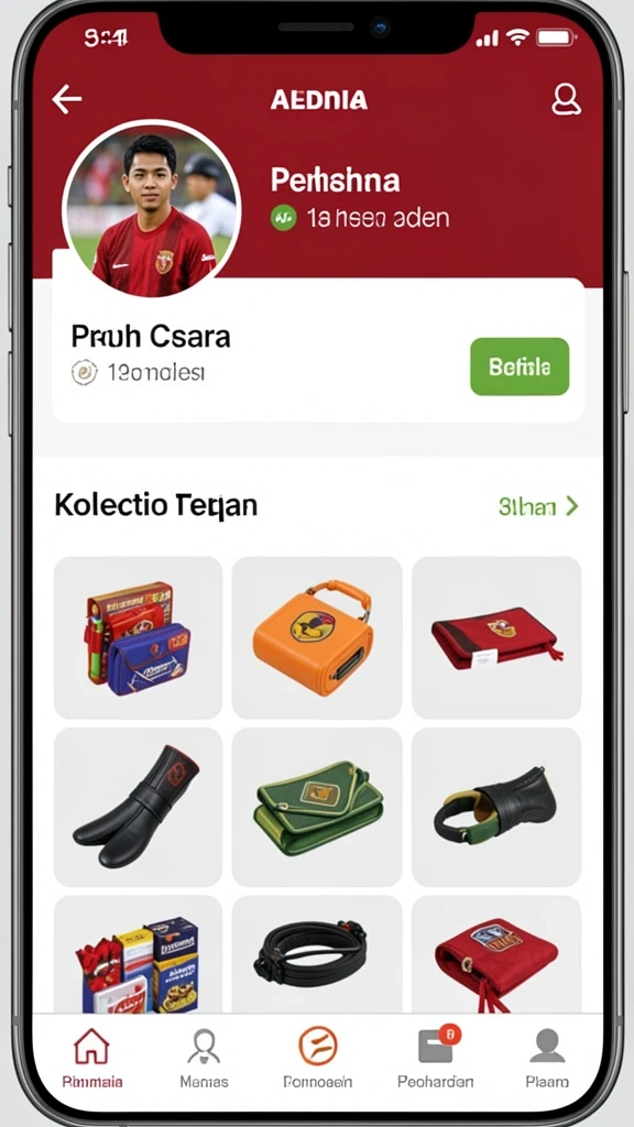 Fitur komunitas untuk berinteraksi dengan pemain lain.