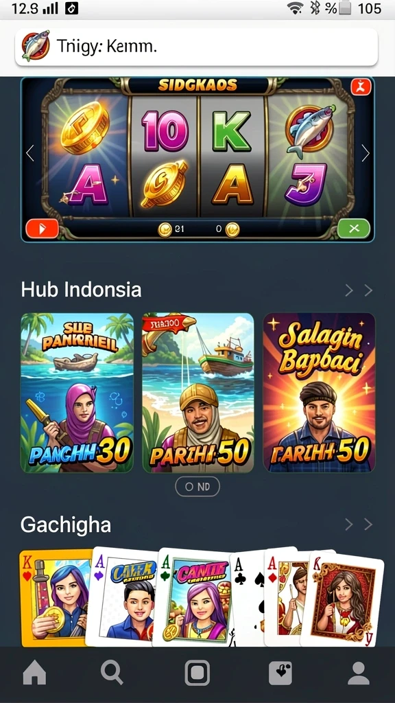 Antarmuka pengguna yang intuitif dan menarik.