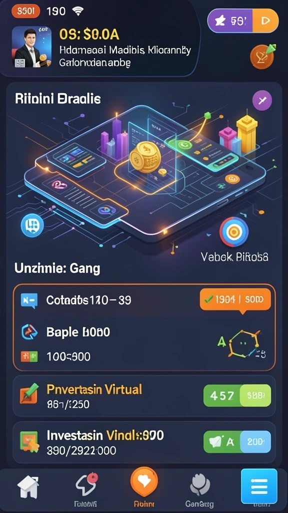 Tampilan karakter yang keren dan unik.