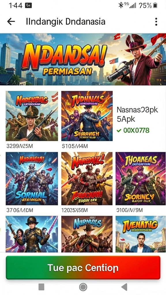 Tampilan antarmuka pengguna yang menarik.
