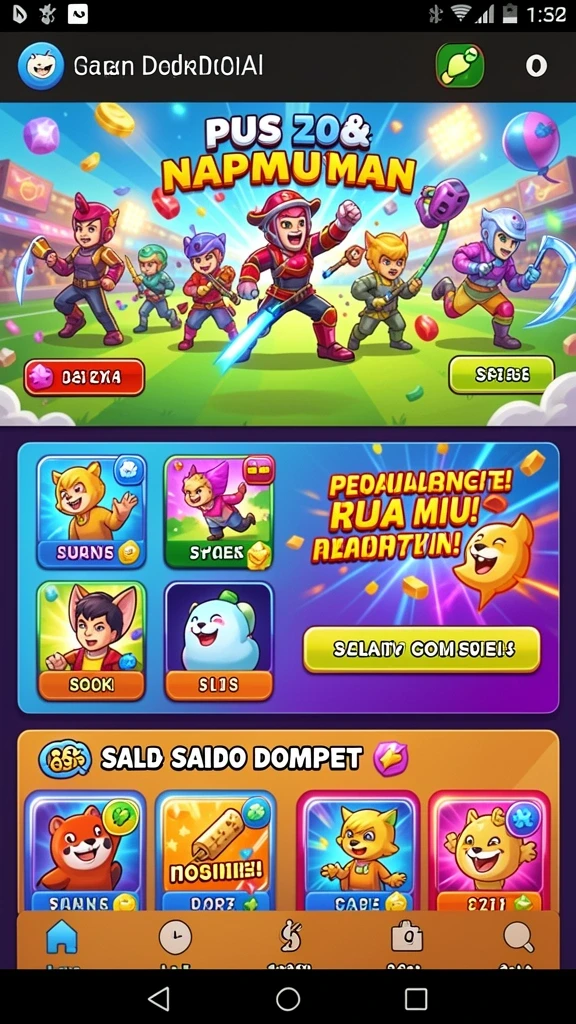 Level yang penuh tantangan dan menyenangkan.