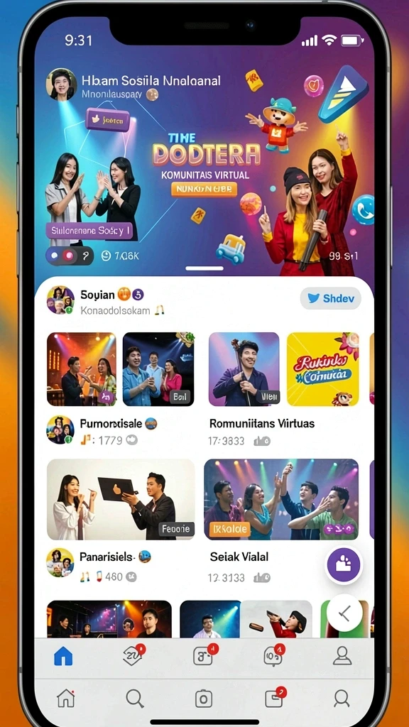 Misi menantang di setiap level permainan.