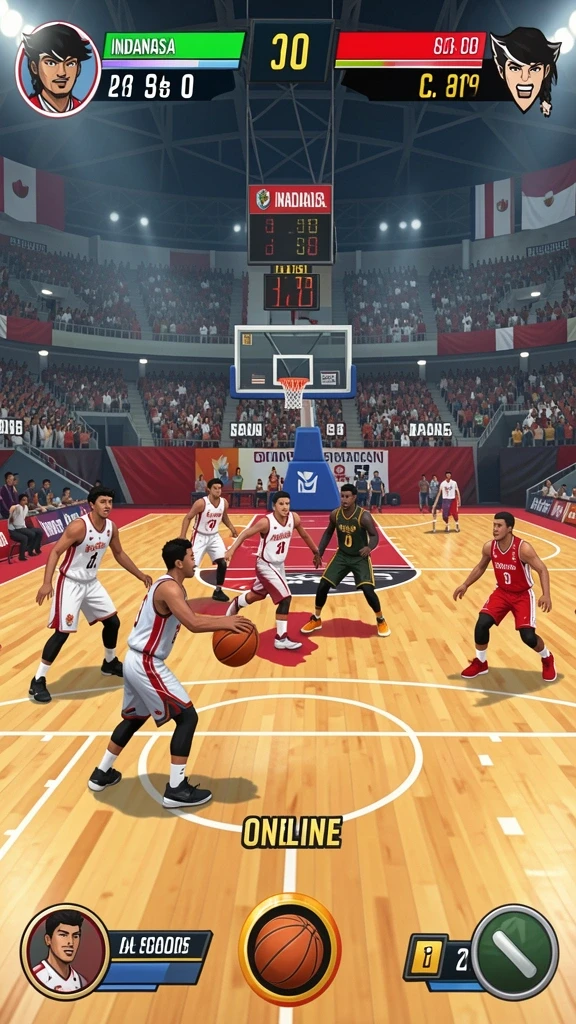 Gameplay multiplayer yang mengasyikkan dengan teman-teman.