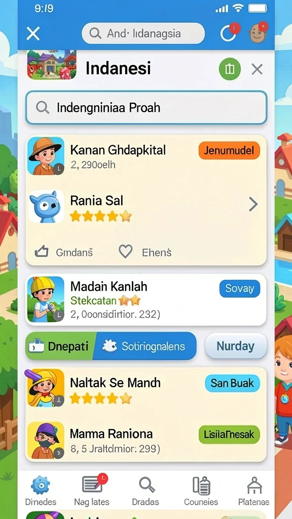 Tampilan interface pengguna yang ramah dan mudah digunakan.
