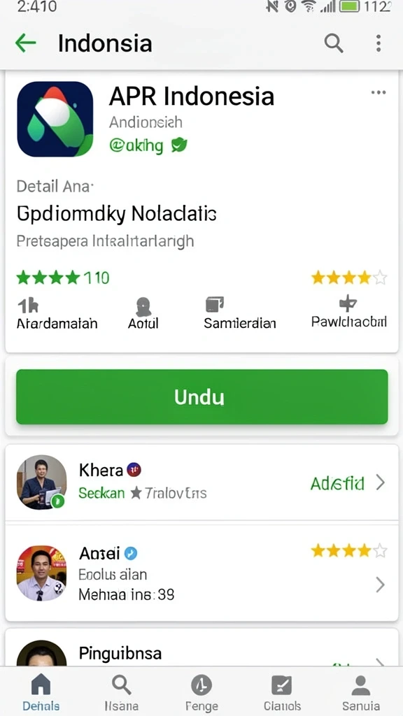 Tampilan awal game dengan grafis yang menarik.