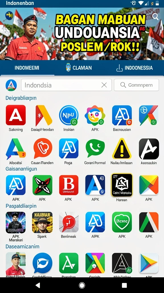 Karakter unik dengan kemampuan menarik.