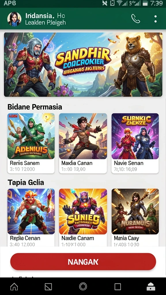 Tampilan utama JKT303 yang menarik dan intuitif.