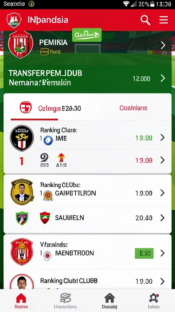 Screenshot fitur karakter unik yang bisa dipilih.