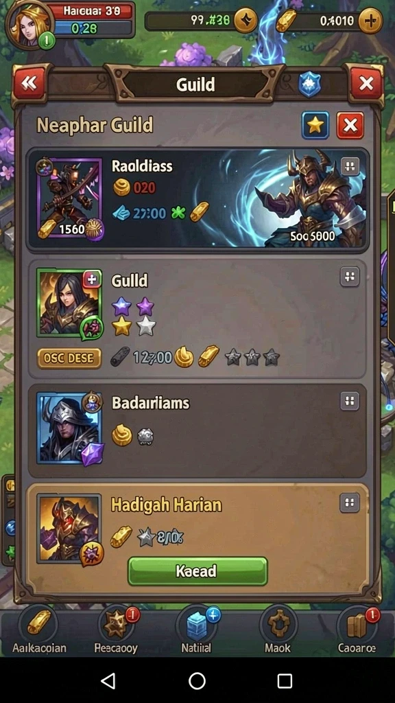 Screenshot fitur interaksi dengan pengguna lainnya.