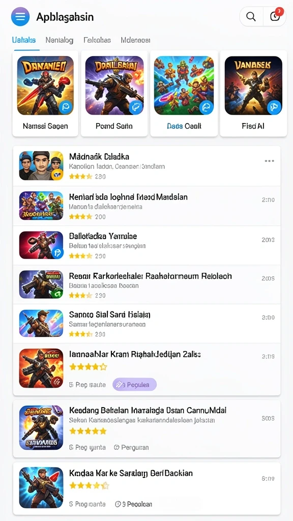 Contoh tampilan permainan slot yang menarik.