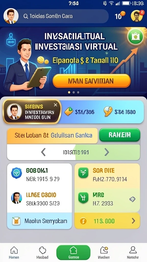Tangkapan layar menampilkan grafik yang memukau.