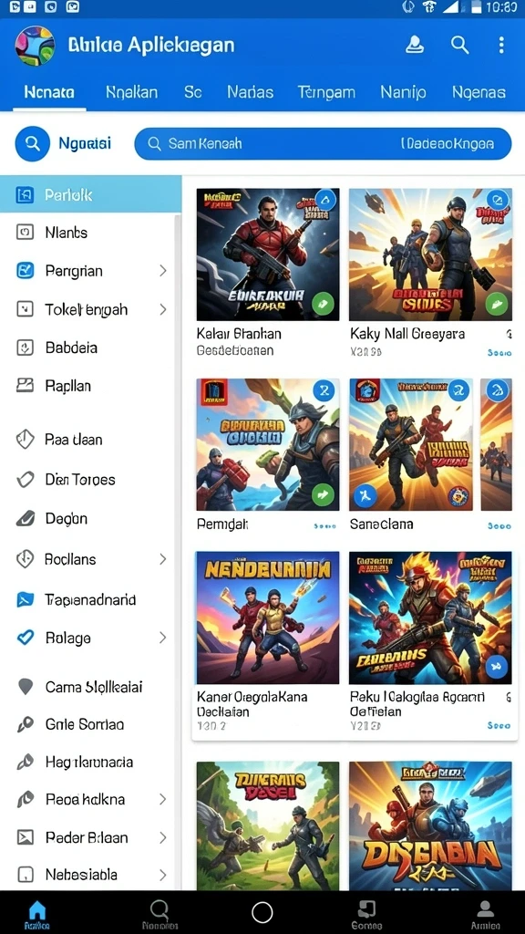 Screenshot aplikasi menunjukkan antarmuka pengguna yang intuitif.