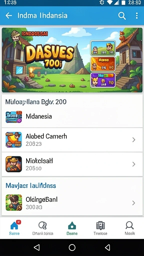 Screenshot T9999 menunjukkan grafis yang memukau.