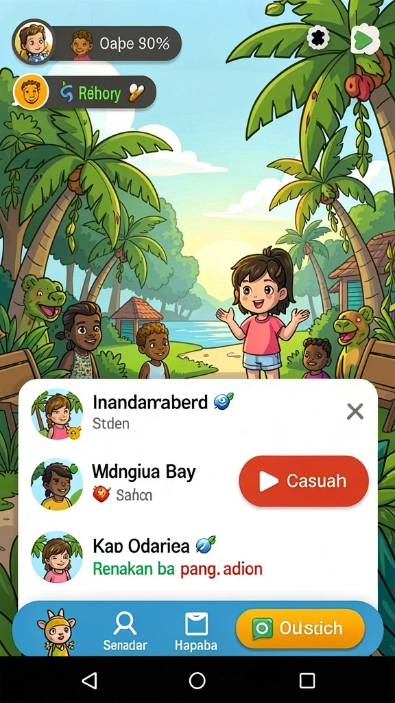 Tampilan antarmuka yang menarik dan mudah digunakan.