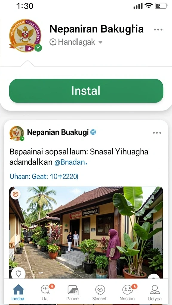 Tampilan awal permainan yang menawan.