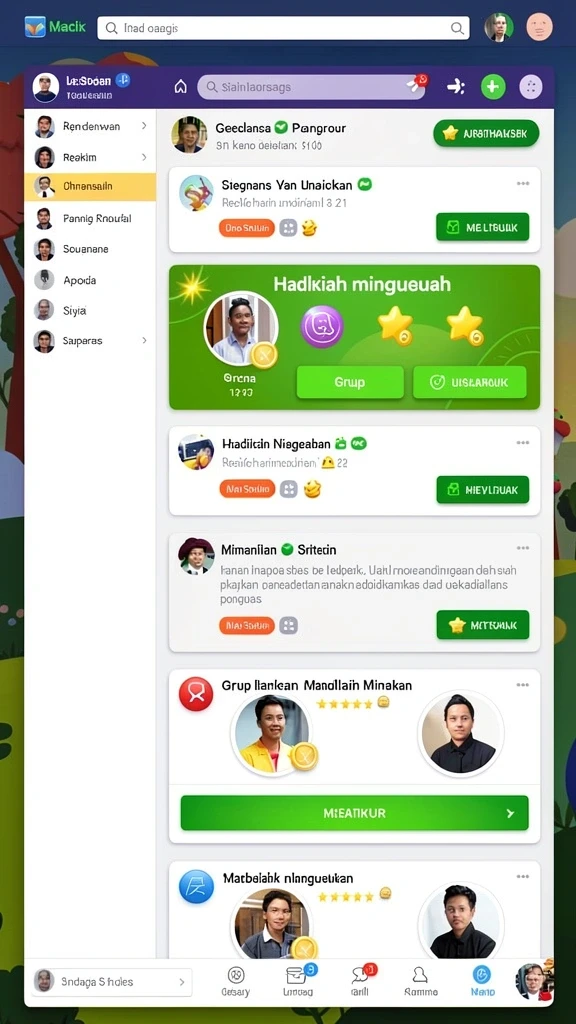 Level menantang yang penuh petualangan.
