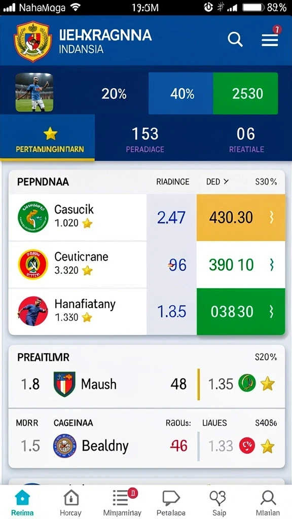 Tampilan awal aplikasi yang menarik dan intuitif.